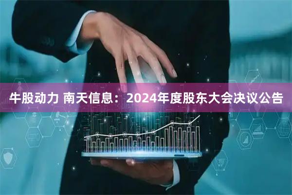 牛股动力 南天信息：2024年度股东大会决议公告