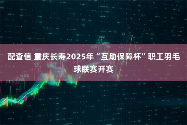 配查信 重庆长寿2025年“互助保障杯”职工羽毛球联赛开赛