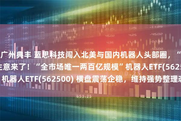 广州典丰 蓝思科技闯入北美与国内机器人头部圈，“机” 不可失的数亿生意来了！“全市场唯一两百亿规模”机器人ETF(562500) 横盘震荡企稳，维持强势整理态势
