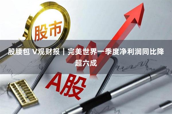 股腰包 V观财报｜完美世界一季度净利润同比降超六成